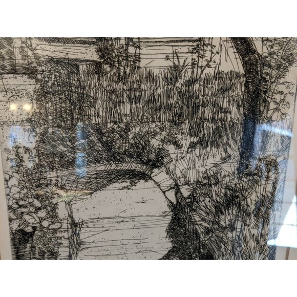 San Francisco Larry Lippold Etching of Polk St House U of I & SF Art Institute - Picture 4 of 9